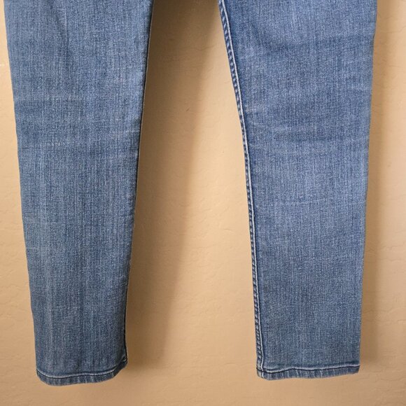 Hudson Collin Flap Skinny Crop Denim Jeans in Adventure Blue - Picture 9 of 15
